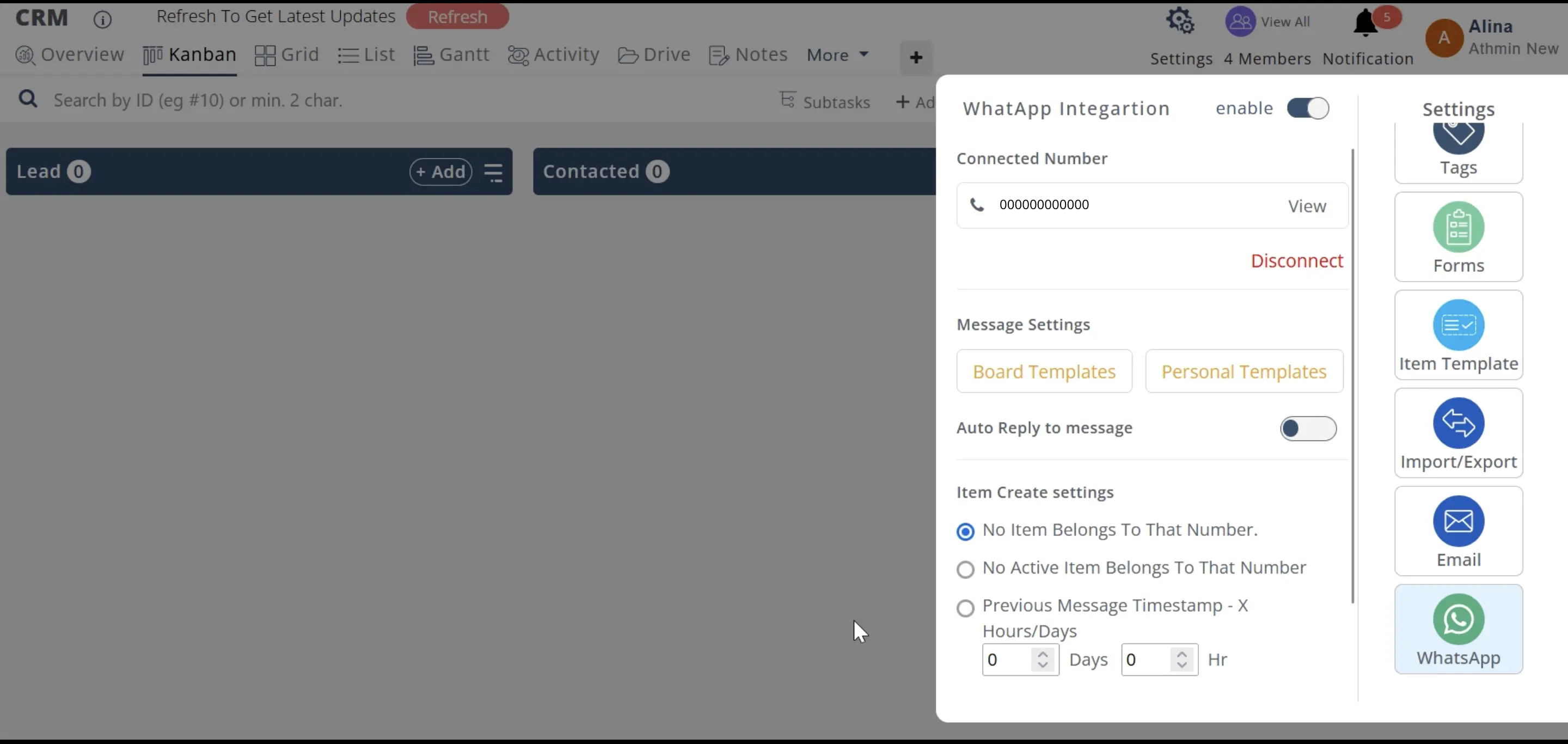 Integrate WhatsApp With CRM